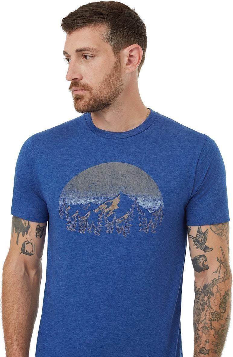 Vintage Sunset T-Shirt - Mens - sodalite blue heather / ocean air 1