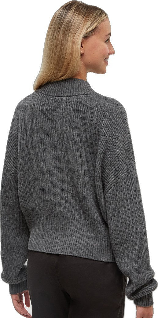Vista Sweater - Womens - dark grey heather 1