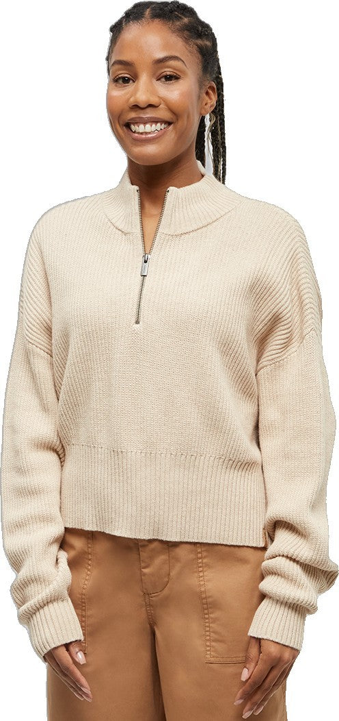 Vista Sweater - Womens - warm oak heather 1
