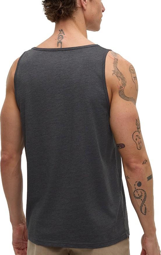 Weekend Wave Tank - Mens - graphite heather / turquoise sky 1
