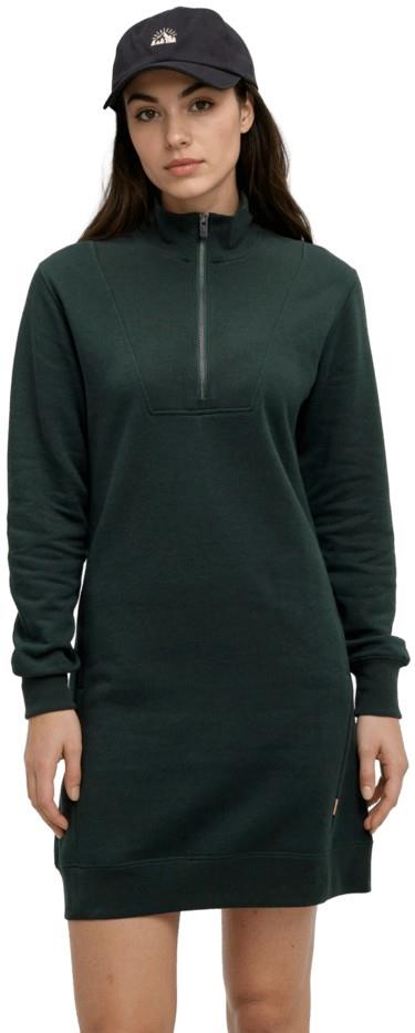 Weston Dress - dark forest green 1