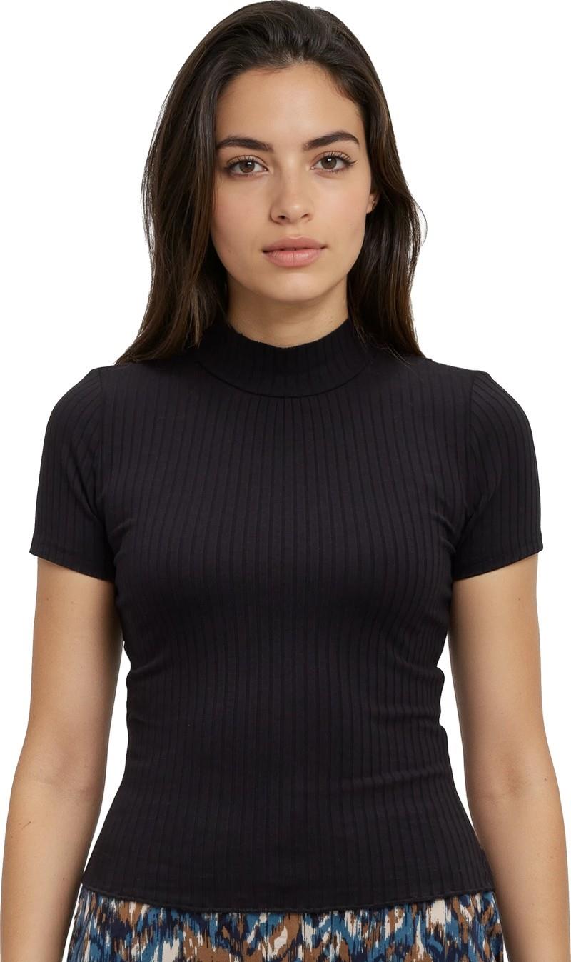 Whitney Mockneck - Womens - dark forest green space dye 1