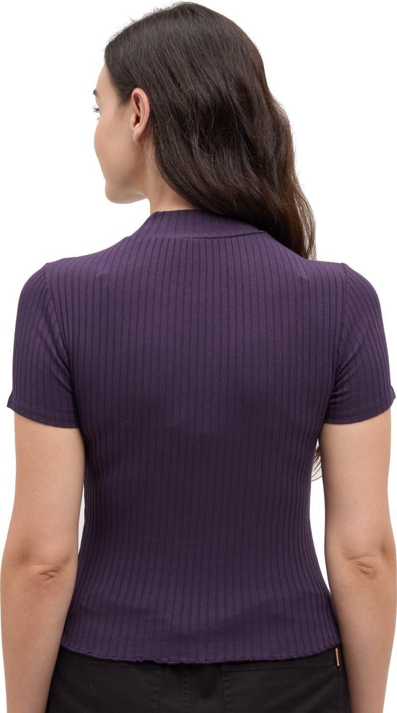 Whitney Mockneck - Womens - plum royale 1