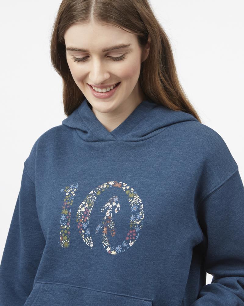 Wildfields Ten Hoodie - Womens - moonlit ocean heather 1