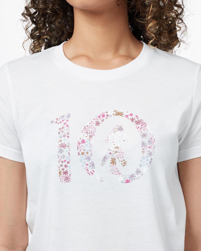 Wildfields Ten T-Shirt - Womens - Cloud White Heather 2