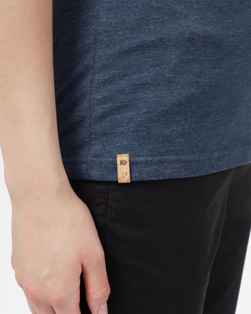 Wildfields Ten T-Shirt - Womens - Moonlit Ocean Heather 2