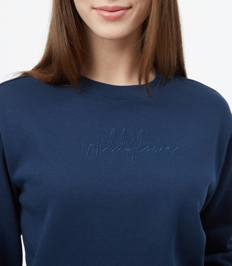 Wildflower Crew - Womens - moonlit ocean 1