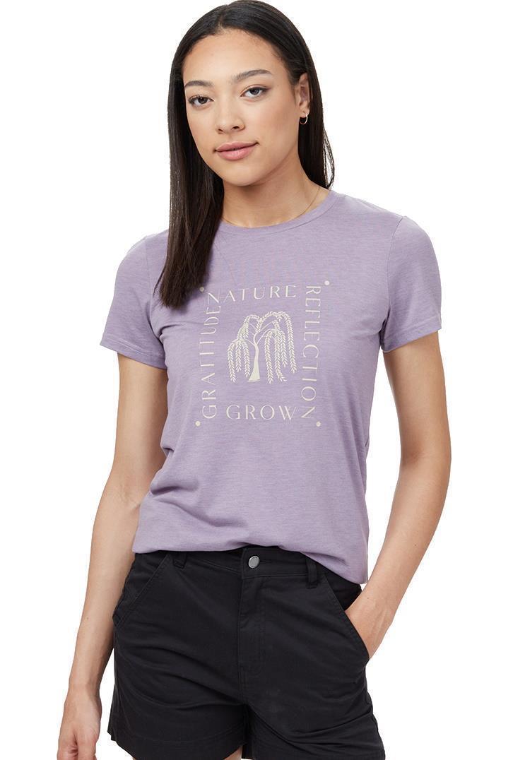 Willow Square T-Shirt - Womens - purple ash heather 1