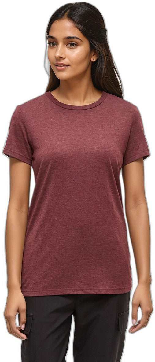 Winslow T-Shirt - Womens - deep burgundy heather 1