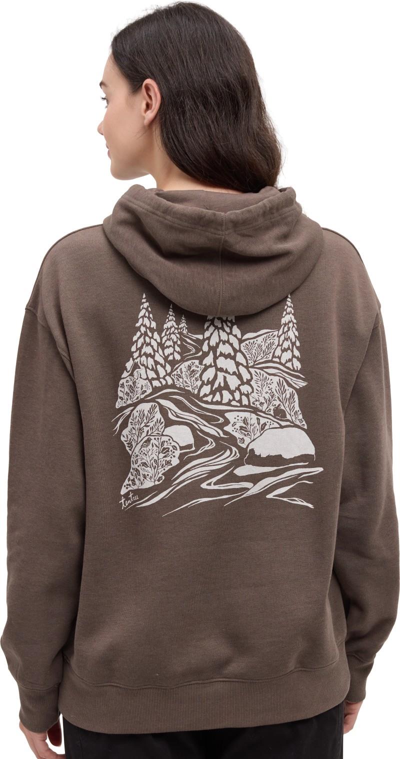 Winter Forest Relaxed Hoodie - Womens - ashwood / vintage white 1