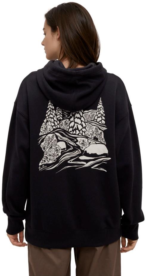 Winter Forest Relaxed Hoodie - Womens - meteorite black / white oak 1