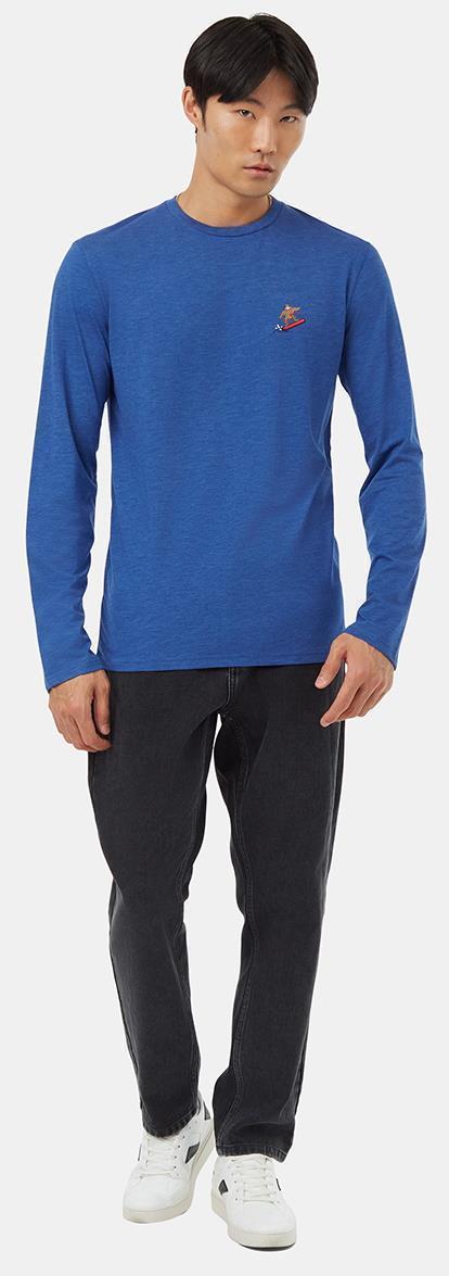 Winter Sasquatch LS - Mens - sodalite blue heather / meteorite black 1