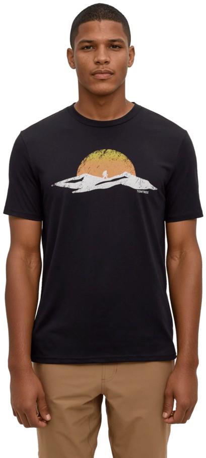 Winter Tracks T-Shirt - Mens - meteorite black / white oak 1