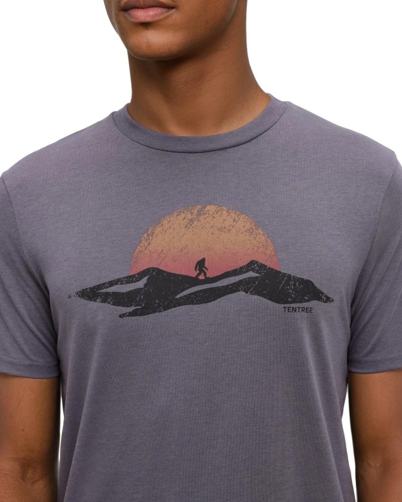 Winter Tracks T-Shirt - Mens - shadow / pale oak 1