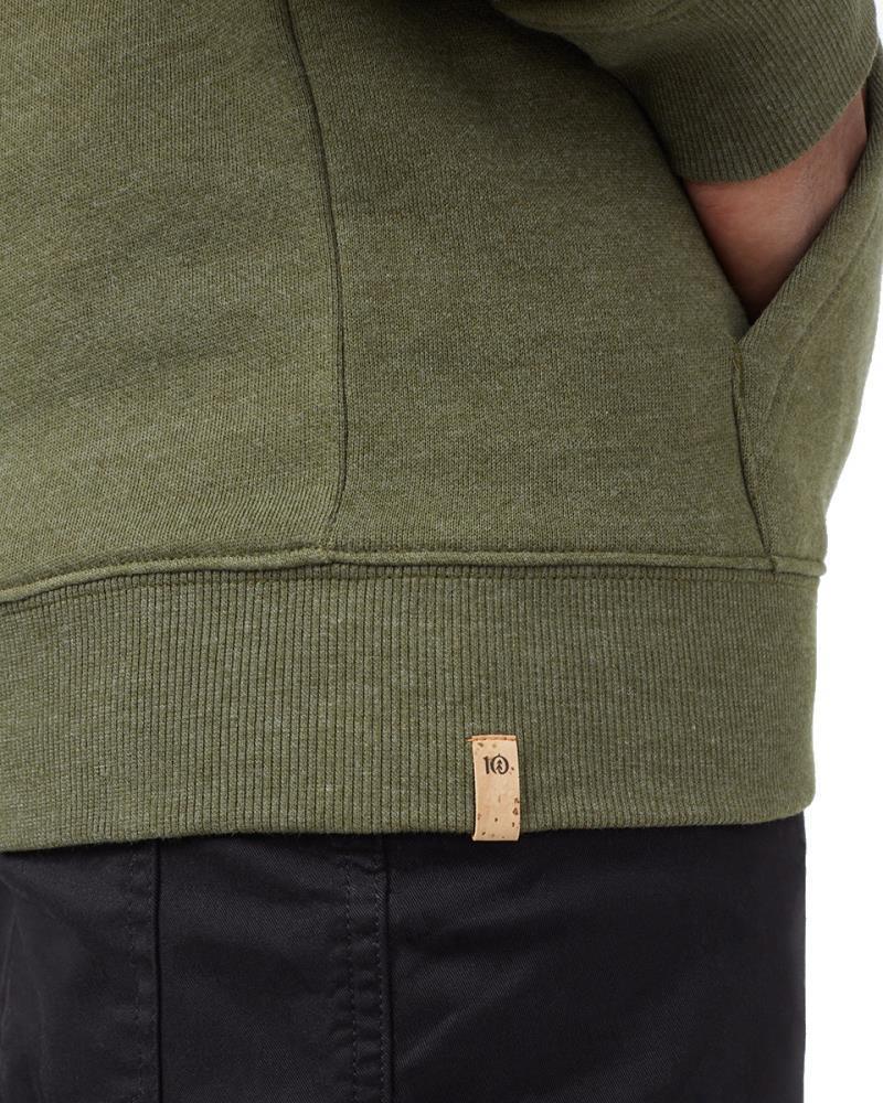 Woodgrain Ten Hoodie - Mens - Olive Night Green Heather 5