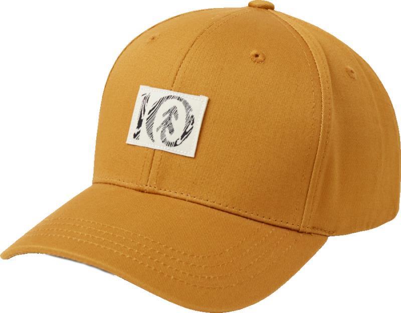 Woodgrain Ten Patch Elevation Hat - golden brown / vintage white 1