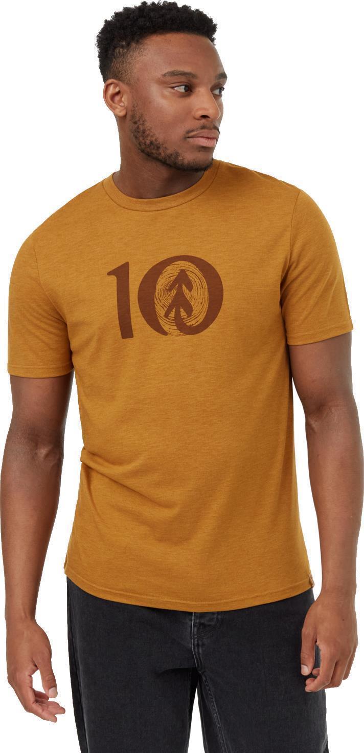 Woodgrain Ten T-Shirt - Mens - Golden Brown Heather / Soil 1