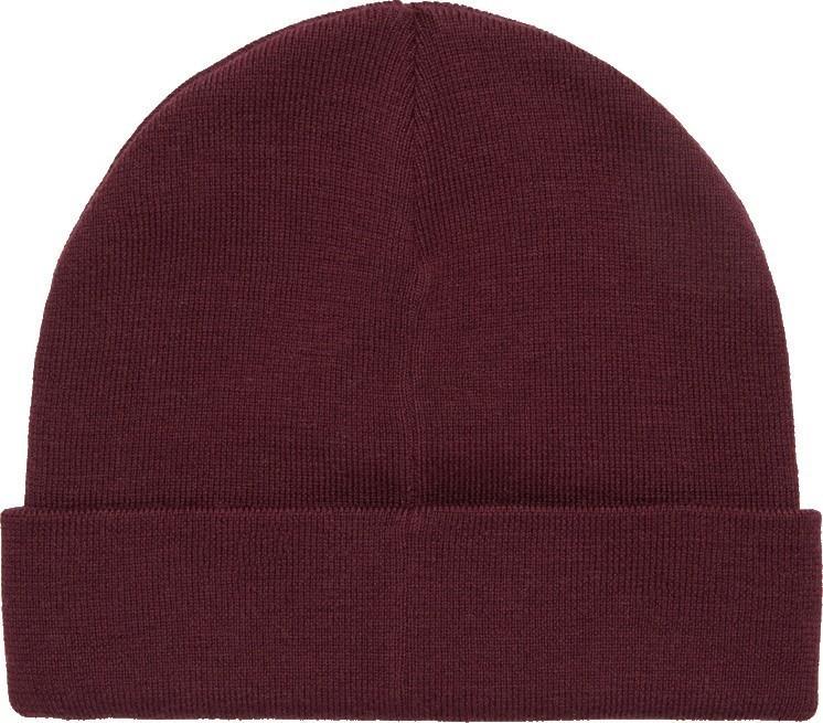Wool Kurt Beanie - deep burgundy 1