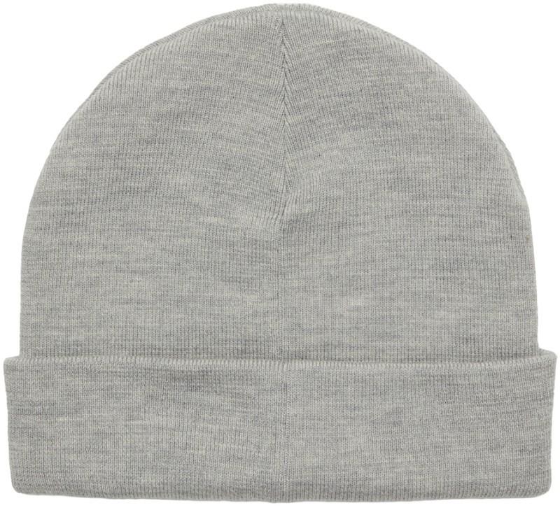 Wool Kurt Beanie - harbour grey heather 1