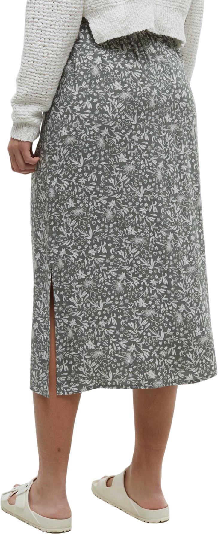 Yaletown Skirt - agave green / field flower 1