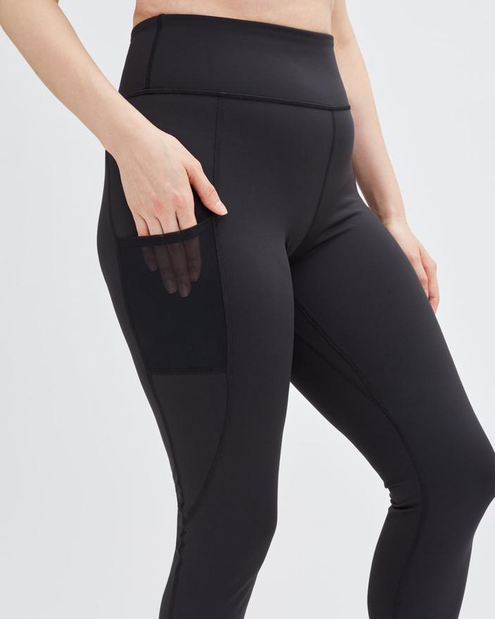 inMotion 7/8 Pocket Leggings - Womens - Meteorite Black 2
