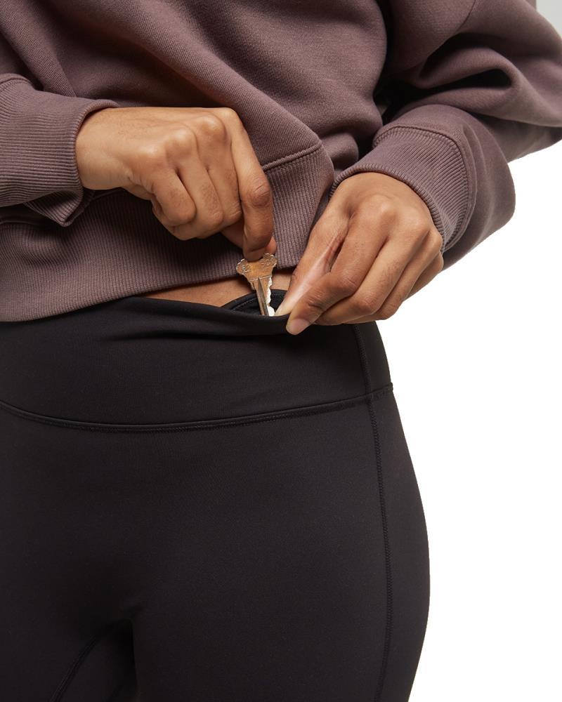 inMotion Brushed Leggings - Womens - Meteorite Black 3