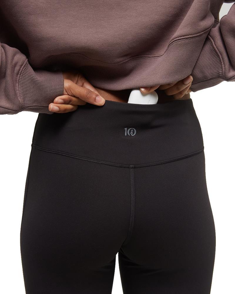 inMotion Brushed Leggings - Womens - Meteorite Black 4