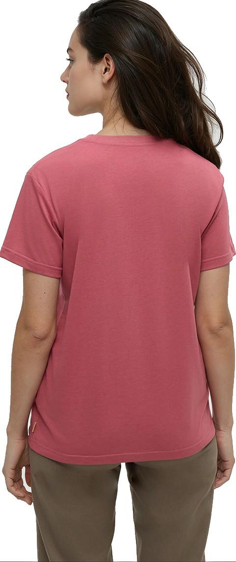 tentree Clifftop T-Shirt - Womens - rosewood / graphite 1