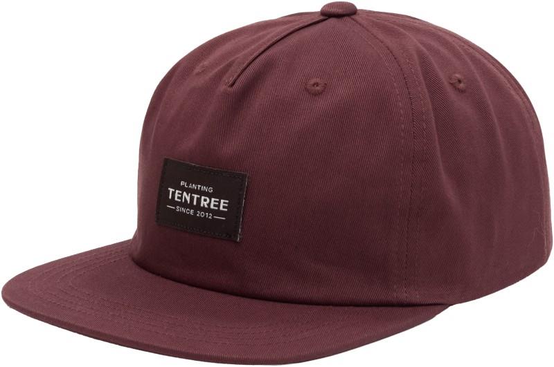 tentree Heritage Apex Hat - red chestnut / meteorite black 1