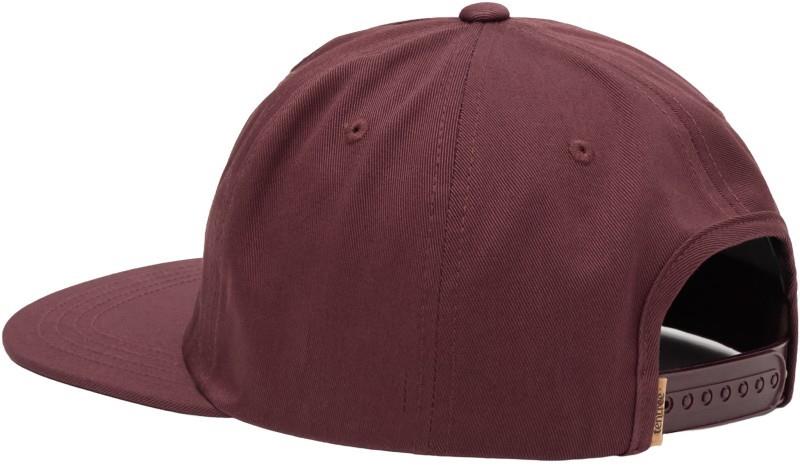 tentree Heritage Apex Hat - red chestnut / meteorite black 1