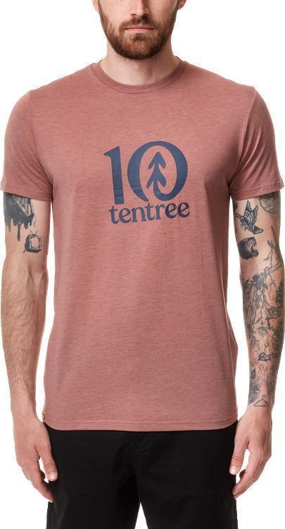tentree Logo T-Shirt - Mens - burlwood pink heather 1
