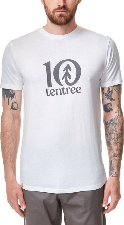 tentree Logo T-Shirt - Mens - white 1