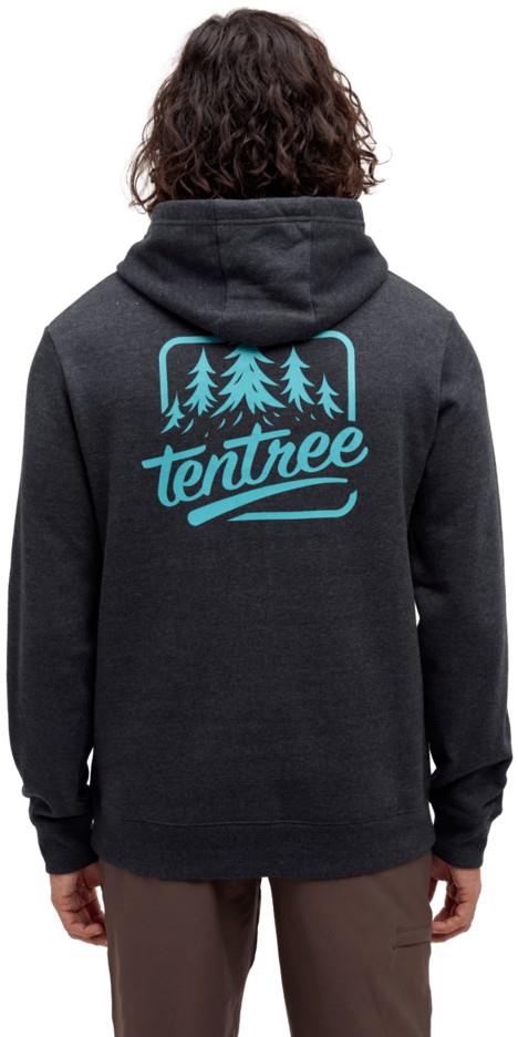 tentree Tree Hoodie - Mens - meteorite black heather / alpine blue 1